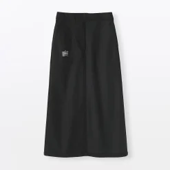 Pantalons, Jupes Et Shorts^Muji Jupe midi coupe droite avec motif de chevrons et en coton pour femme