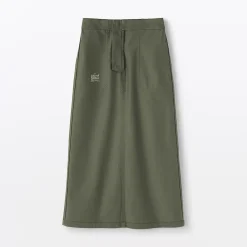 Pantalons, Jupes Et Shorts^Muji Jupe midi coupe droite avec motif de chevrons et en coton pour femme