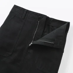 Pantalons, Jupes Et Shorts^Muji Jupe midi coupe droite avec motif de chevrons et en coton pour femme