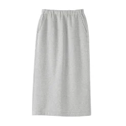 Pantalons, Jupes Et Shorts^Muji Jupe midi en sweat léger et coton mélangé pour femme