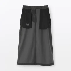 Pantalons, Jupes Et Shorts^Muji Jupe midi taille haute en velours côtelé extensible pour femme