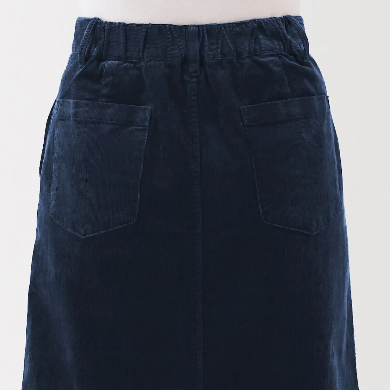 Pantalons, Jupes Et Shorts^Muji Jupe midi taille haute en velours côtelé extensible pour femme