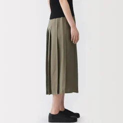 Pantalons, Jupes Et Shorts^Muji Jupe plissée en lin et lyocell pour femme