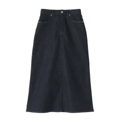Pantalons, Jupes Et Shorts^Muji Jupe trapèze en denim extensible pour femme