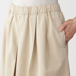 Pantalons, Jupes Et Shorts^Muji Jupe-culotte légère en sergé de kapok mélangé pour femme