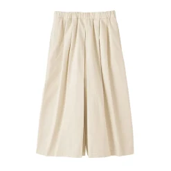 Pantalons, Jupes Et Shorts^Muji Jupe-culotte légère en sergé de kapok mélangé pour femme