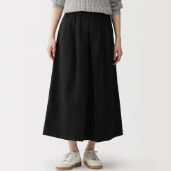 Pantalons, Jupes Et Shorts^Muji Jupe-culotte légère en sergé de kapok mélangé pour femme