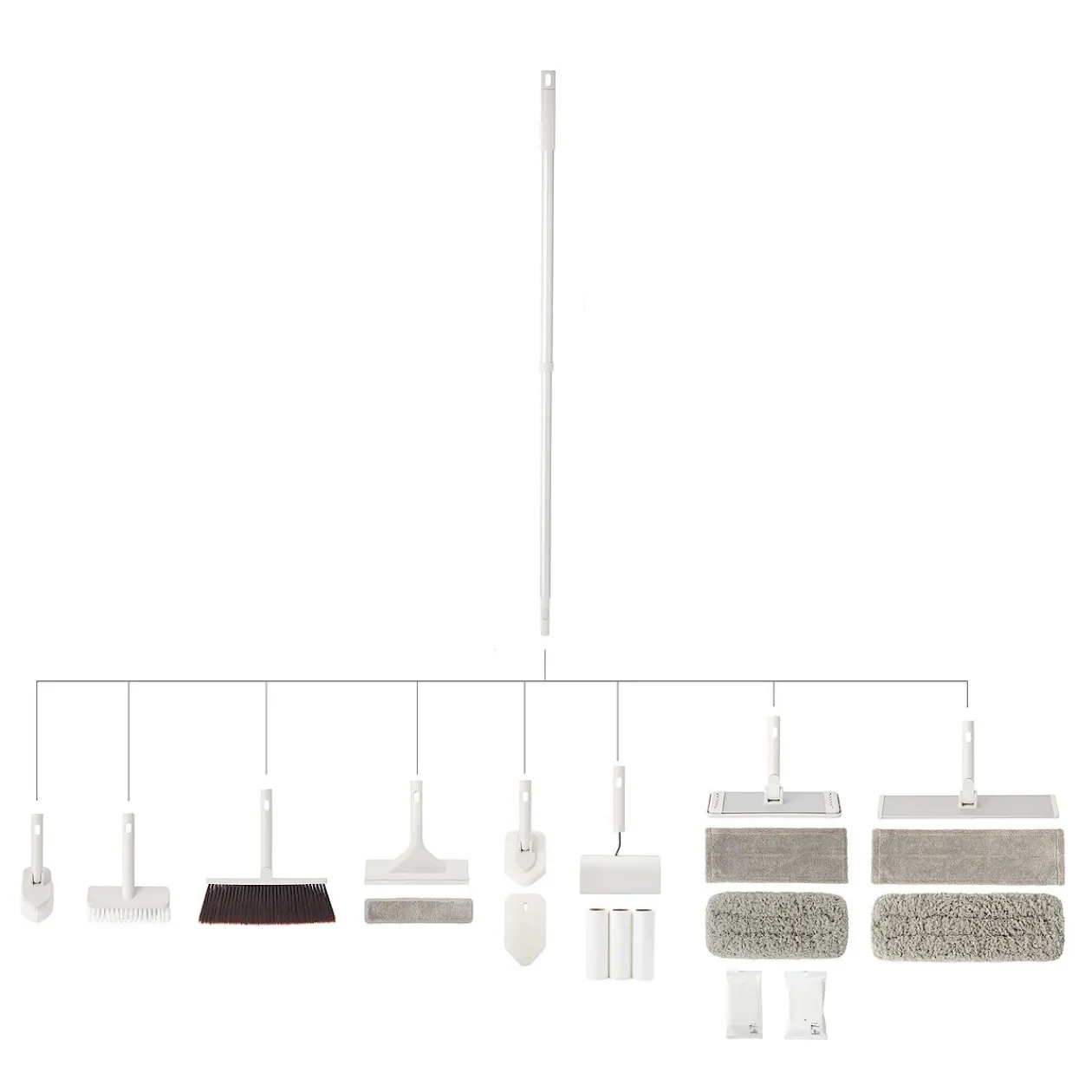 Accessoires De Salle De Bain|Nettoyage^Muji Kit de nettoyage ‐ Recharge éponge pour baignoire