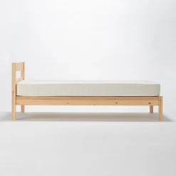 Lits^Muji Lit double en pin