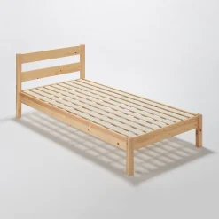 Lits^Muji Lit double en pin