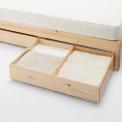 Lits^Muji Lit large double en pin