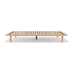 Lits^Muji Lit plateforme super king en chêne