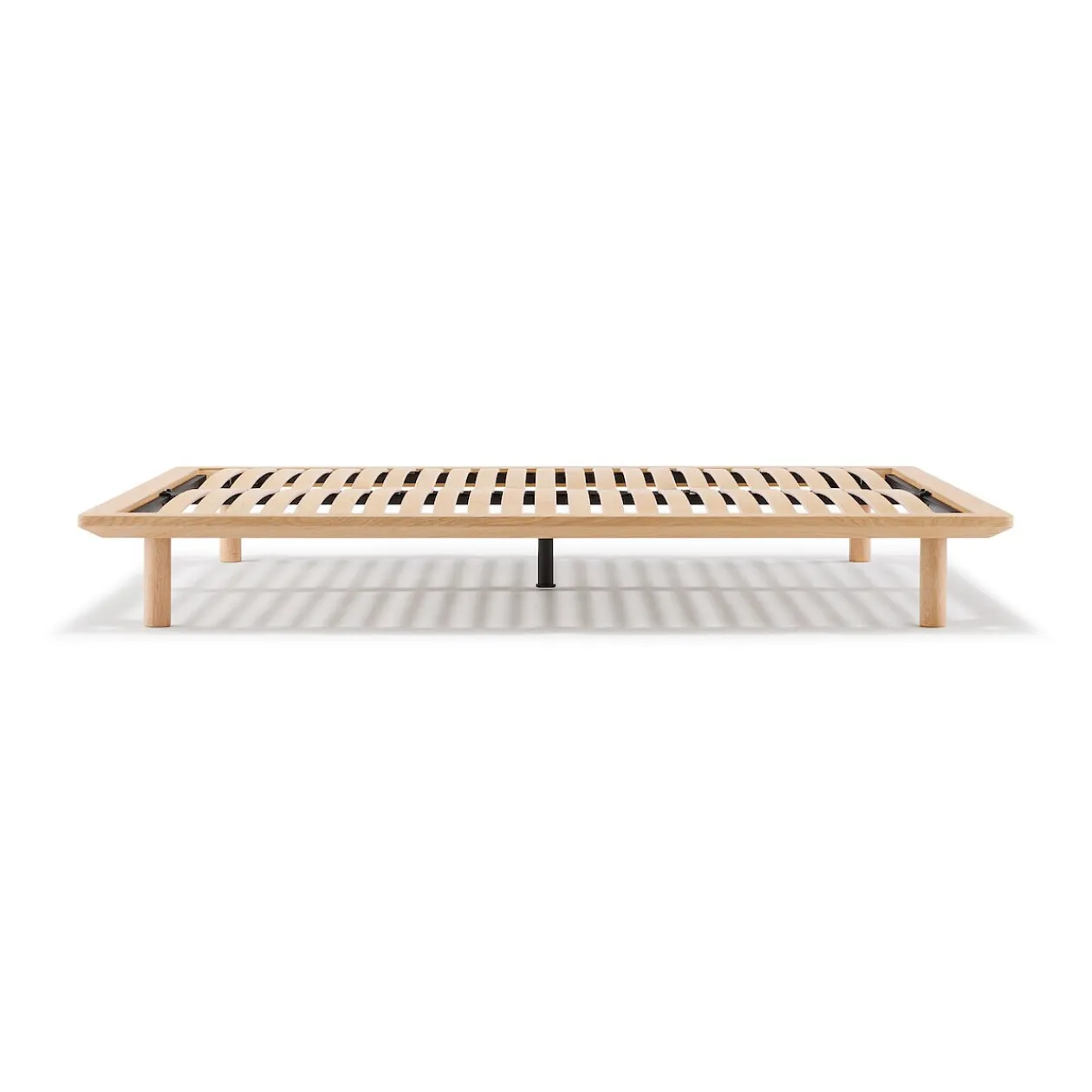 Lits^Muji Lit plateforme super king en chêne