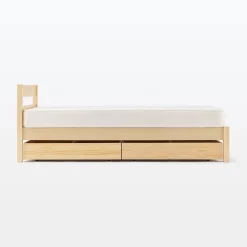 Lits^Muji Lit super king en pin