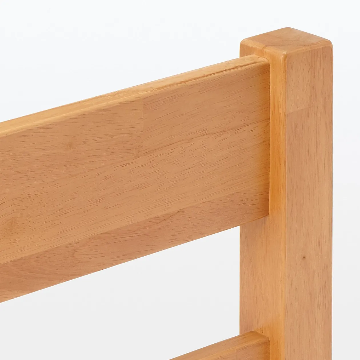 Lits^Muji Lit super king plaqué en bois d'hévéa