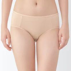 Sous‐Vêtements^Muji Lot de 3 culottes de bain en fil recyclé pour femme Abricot