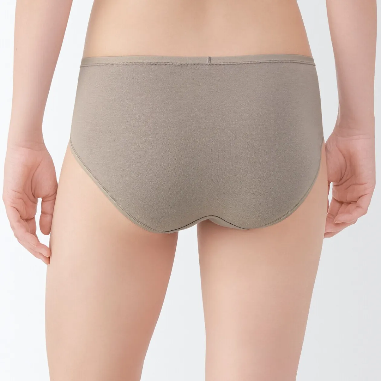 Sous‐Vêtements^Muji Lot de 3 culottes de bain en fil recyclé pour femme Abricot