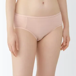 Sous‐Vêtements^Muji Lot de 3 culottes de bain en fil recyclé pour femme Abricot