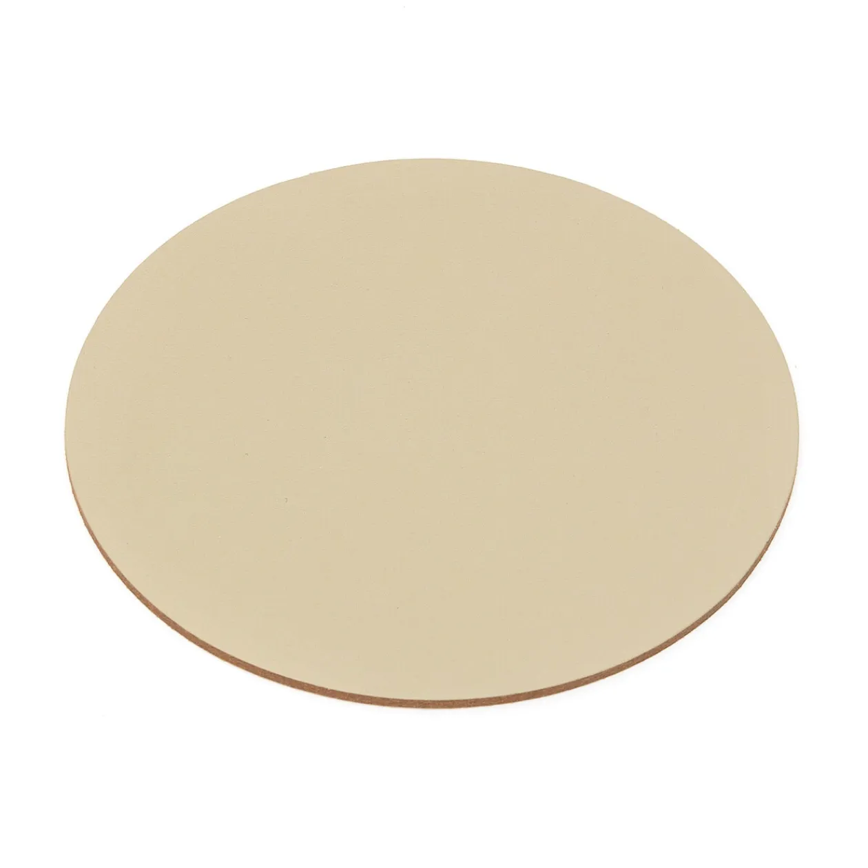 Linge De Table^Muji Lot de 4 dessous de verre en cuir recyclé, Graphite