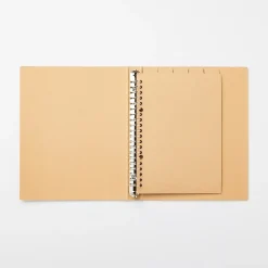 Classeurs^Muji Lot de 5 intercalaires en kraft A5