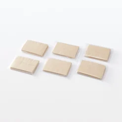 Accessoires De Salle De Bain|Nettoyage^Muji Lot de 6 mouchoirs de poche non blanchis