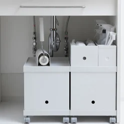 Rangements En Polypropylène^Muji Lot de 4 roulettes pour boîtes PP