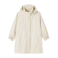 Vestes Et Manteaux^Muji Manteau à capuche amovible déperlant pour femme