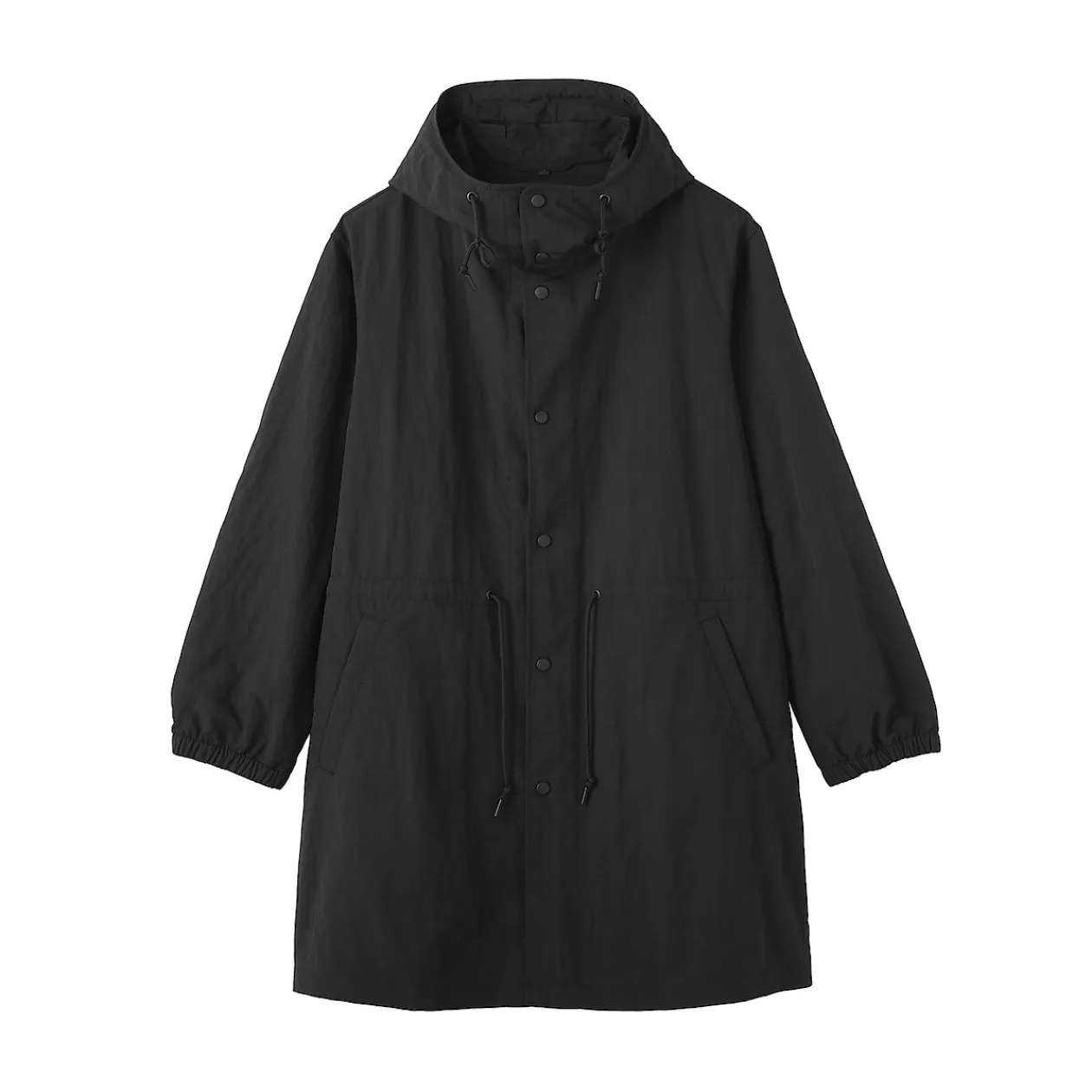 Vestes Et Manteaux^Muji Manteau à capuche en nylon recyclé déperlant pour homme