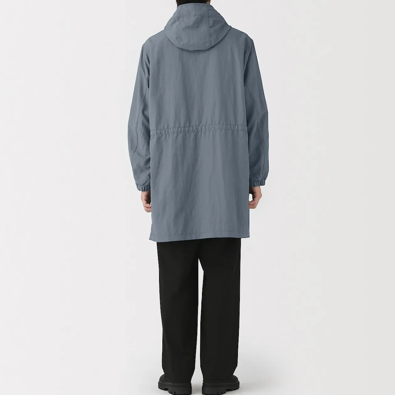 Vestes Et Manteaux^Muji Manteau à capuche en nylon recyclé déperlant pour homme