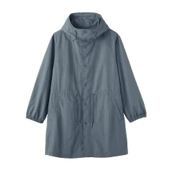 Vestes Et Manteaux^Muji Manteau à capuche en nylon recyclé déperlant pour homme