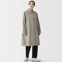 Vestes Et Manteaux^Muji Manteau à col montant déperlant pour femme