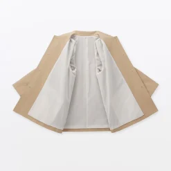 Vestes Et Manteaux^Muji Manteau à col montant déperlant en sergé de coton pour femme