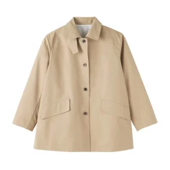 Vestes Et Manteaux^Muji Manteau à col montant déperlant en sergé de coton pour femme