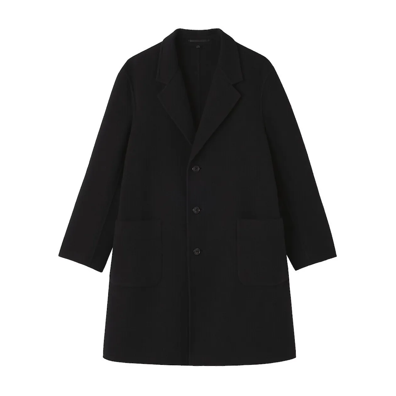 Vestes Et Manteaux^Muji Manteau Chesterfield en mélange de laine mérinos pour homme