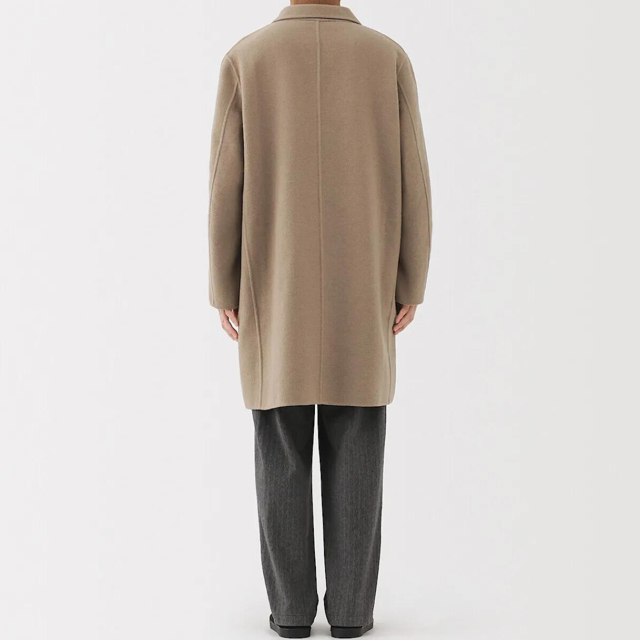 Vestes Et Manteaux^Muji Manteau Chesterfield en mélange de laine mérinos pour homme