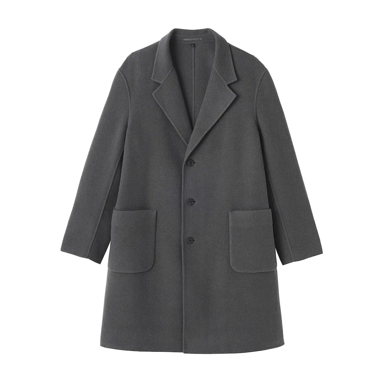 Vestes Et Manteaux^Muji Manteau Chesterfield en mélange de laine mérinos pour homme