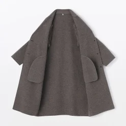 Vestes Et Manteaux^Muji Manteau Chesterfield en mélange de laine mérinos pour femme