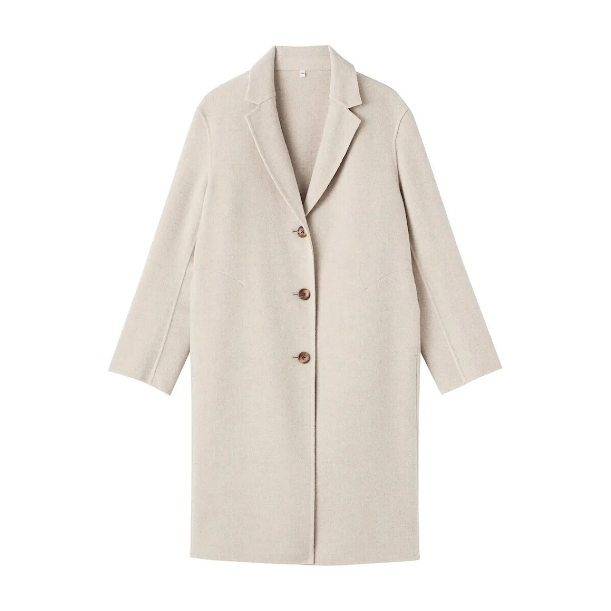 Vestes Et Manteaux^Muji Manteau Chesterfield en mélange de laine mérinos pour femme