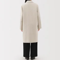 Vestes Et Manteaux^Muji Manteau Chesterfield en mélange de laine mérinos pour femme
