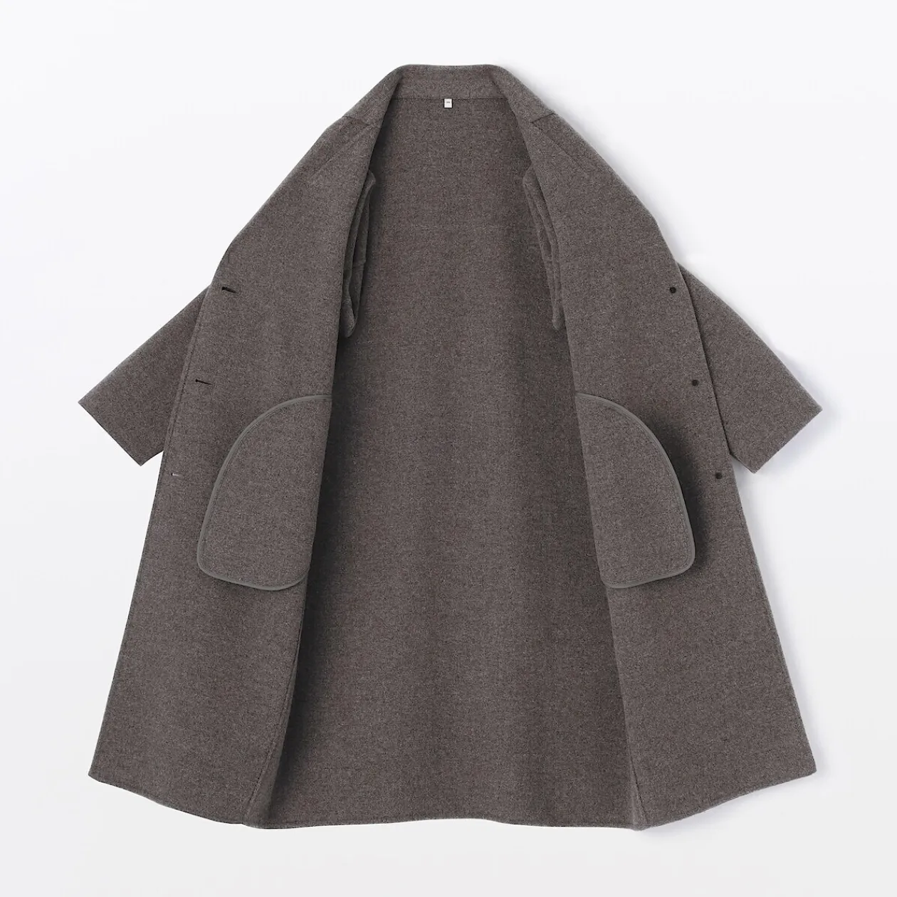 Vestes Et Manteaux^Muji Manteau Chesterfield en mélange de laine mérinos pour femme