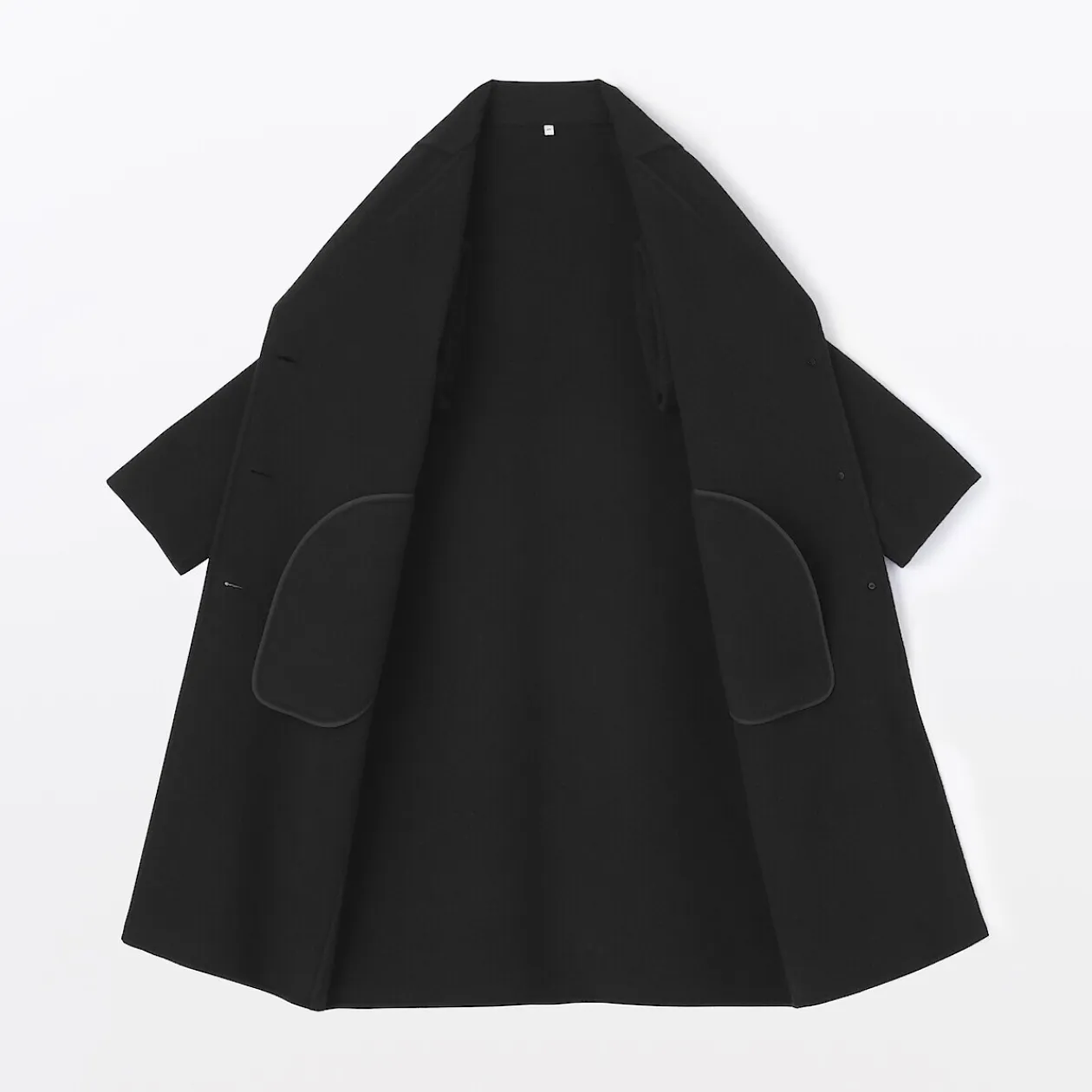 Vestes Et Manteaux^Muji Manteau Chesterfield en mélange de laine mérinos pour femme