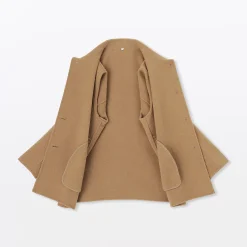 Vestes Et Manteaux^Muji Manteau court en mélange de laine mérinos pour femme