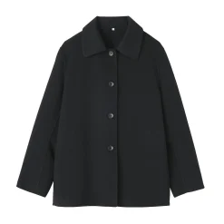 Vestes Et Manteaux^Muji Manteau court en mélange de laine mérinos pour femme