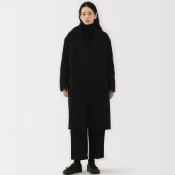 Vestes Et Manteaux^Muji Manteau croisé en cachemire recyclé pour femme