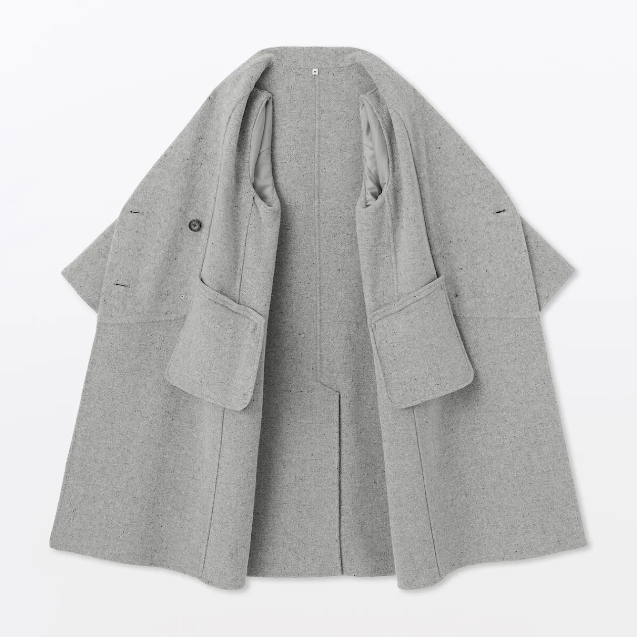 Vestes Et Manteaux^Muji Manteau croisé en cachemire recyclé pour femme