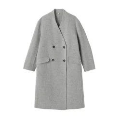 Vestes Et Manteaux^Muji Manteau croisé en cachemire recyclé pour femme