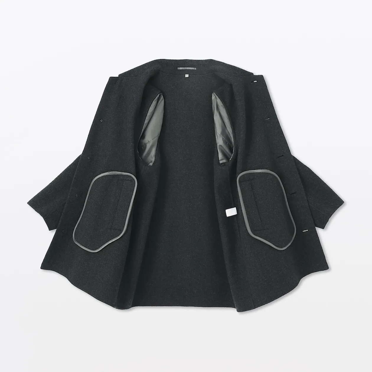 Vestes Et Manteaux^Muji Manteau droit en cachemire recyclé pour homme