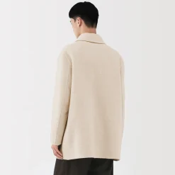 Vestes Et Manteaux^Muji Manteau droit en cachemire recyclé pour homme