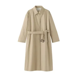 Vestes Et Manteaux^Muji Manteau droit en coton déperlant pour femme