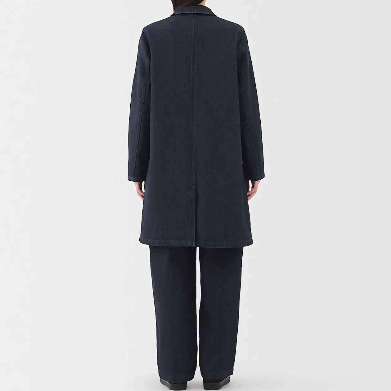 Vestes Et Manteaux^Muji Manteau en denim mélangé kapok pour femme